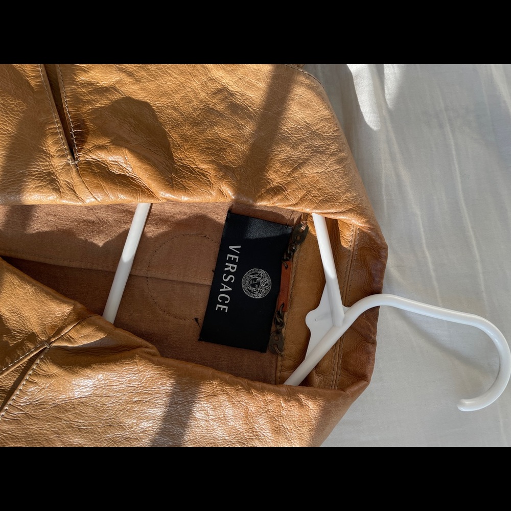 Versace leather jacket - Picture 2 of 6